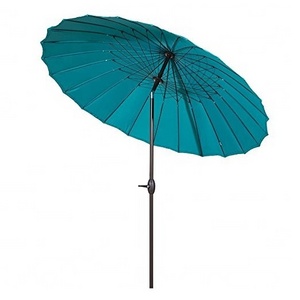 Outdoor NEW Wave Oriental Style  Patio Living 2.7 meter 24 Ribs large size Vintage Shanghai Parasol Patio Umbrella with UPF 30+