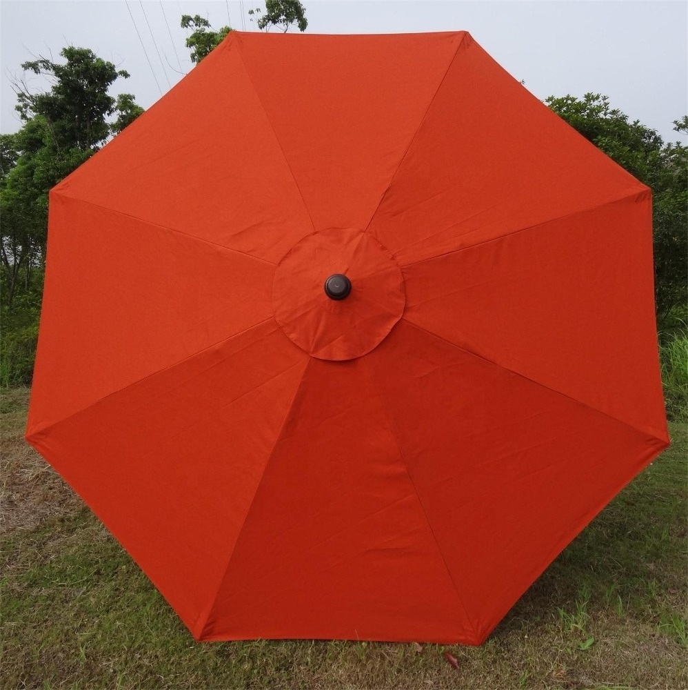 9 feet Patio Umbrella Replacement Canopy Market Umbrella Top Outdoor Umbrella Canopy with 8 Ribs in different color