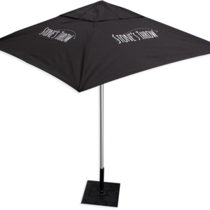 3m x 3m Square Custom Printed Premium Saville Umbrella 13 Ft Advertising Square Umbrella Commercial Grade Umbrella for Bar