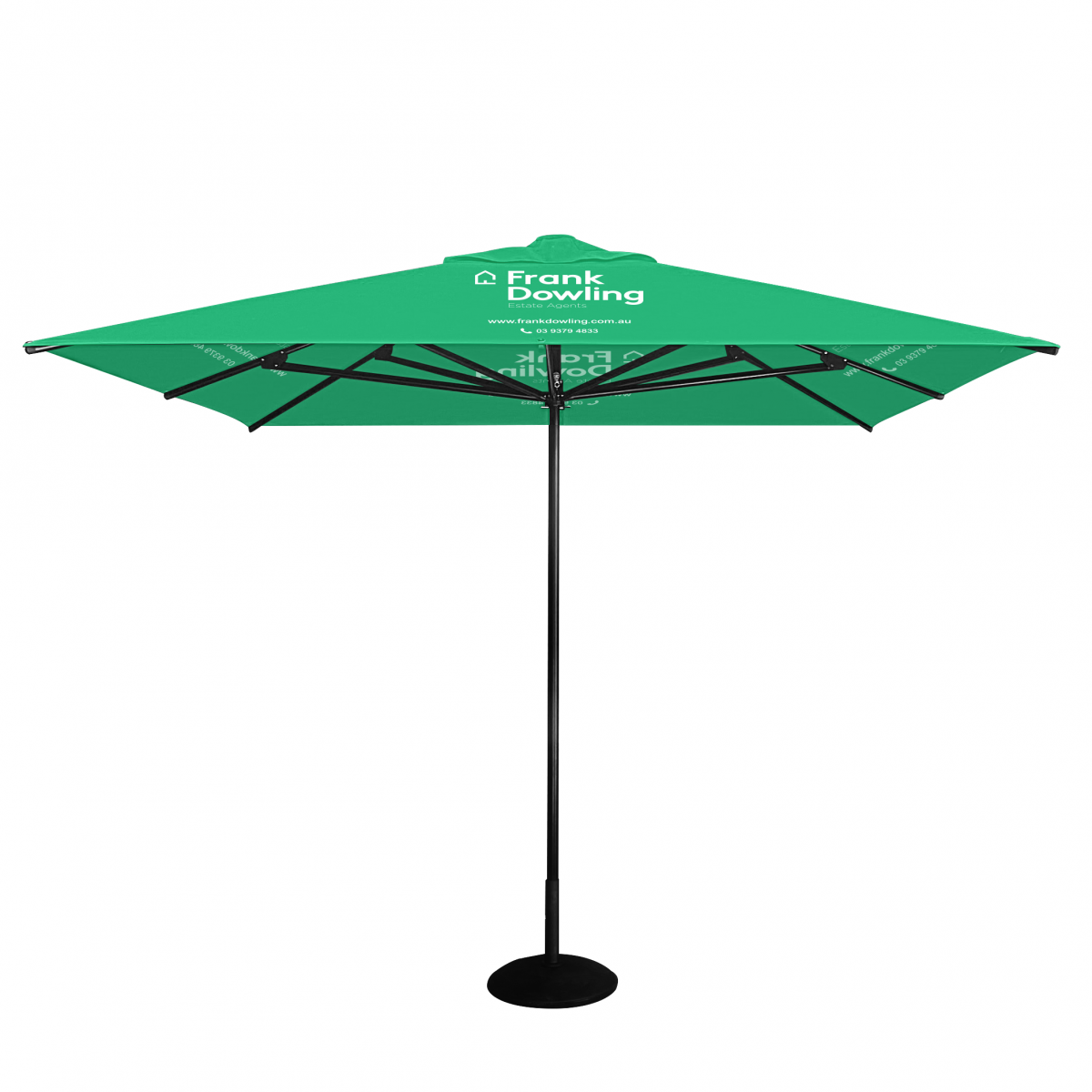 luxury 3 x 4 m sided pole cantilever sun parasol waterproof garden umbrella outdoor parasol replacement canopy for restaurant