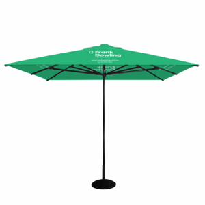 luxury 3 x 4 m sided pole cantilever sun parasol waterproof garden umbrella outdoor parasol replacement canopy for restaurant