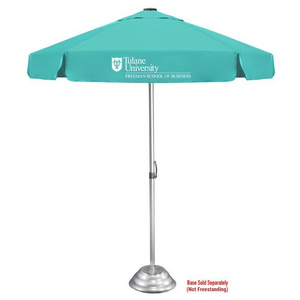 The Vented Bistro Patio Umbrella  Commercial Quality UV Protection Pool Umbrella with Heavy Duty Pole Patio Umbrellas Bases