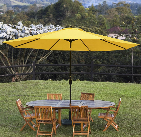 Super Large 10 feet 3 meter Heavy Duty 8 Ribs Metal Beach Patio Umbrella Tilt Market Table Top Umbrella With UV Protection 50+