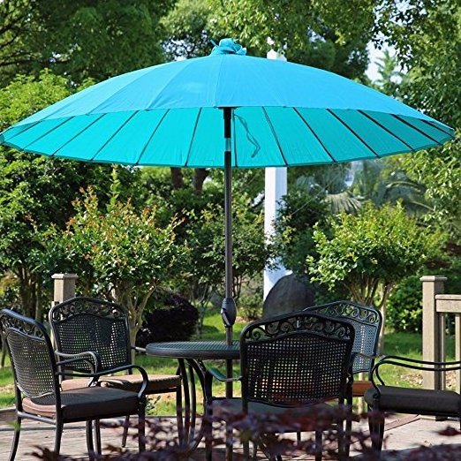 8.5ft large commercial poolside umbrella China factory sun shade umbrellas for swimming pools