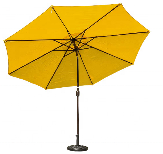 Super Large 10 feet 3 meter Heavy Duty 8 Ribs Metal Beach Patio Umbrella Tilt Market Table Top Umbrella With UV Protection 50+