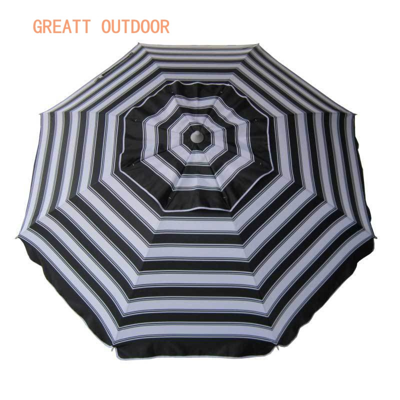 hot sale 2 meter Beach Umbrella Parasol with Carbon fiber structure