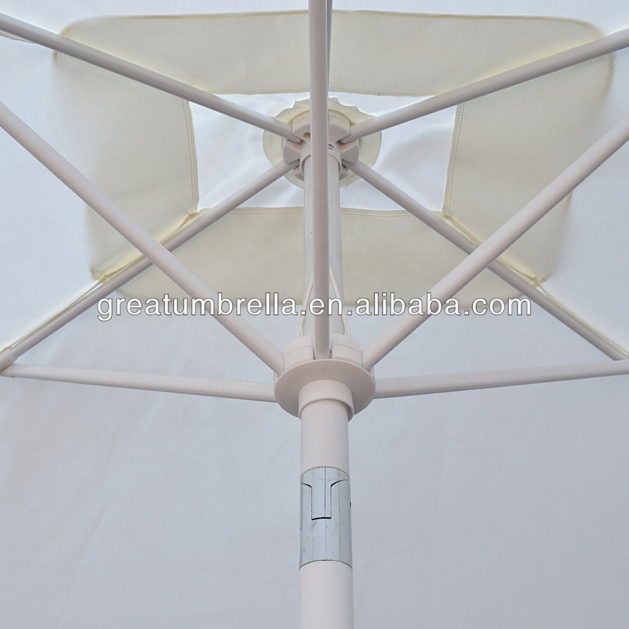 Deluxe roman outdoor aluminum frame double canopy cantilever big square patio umbrella