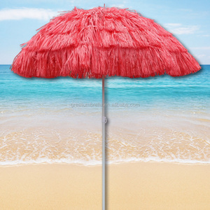 PATIO GARDEN OUTDOOR HAWAIIAN PARASOL thatch BEACH UMBRELLA