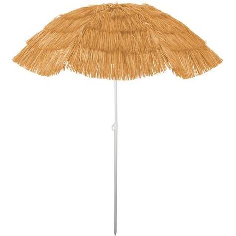 6foot 1.8meter sea palm leaf  synthetic thatched umbrella tiki straw hula outdoor grass umbrella