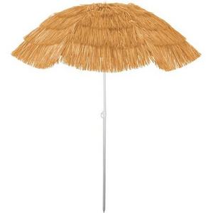 6foot 1.8meter sea palm leaf  synthetic thatched umbrella tiki straw hula outdoor grass umbrella