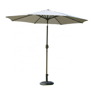 2020 New Design Large Size 2.7meter Portable Patio  2.7meter Garden umbrella Outdoor with easy crank open  for Sale