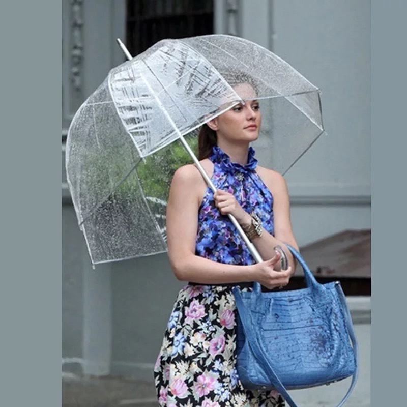 New Transparent Clear Automatic Bubble Dome Umbrella  for Wedding Party