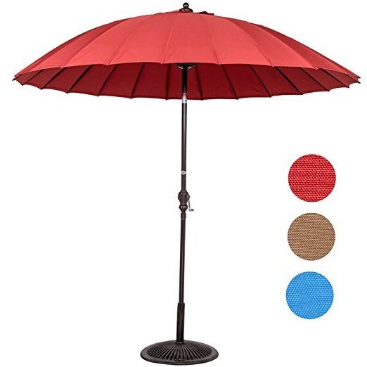 new coming Paradise Patio Umbrella Parasol 2.7M aluminium frame garden waterproof polyester patio outdoor umbrella