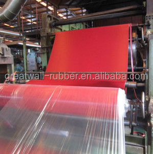 Red Rubber Lining Natural NR Rubber Sheet 40 shore Gum Rubber Anti Abrasion Tear Resist