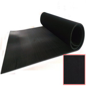 Flooring mats Corrugated fine rib rubber mats fine ribbed anti slip shed van garage workshop rubber flooring