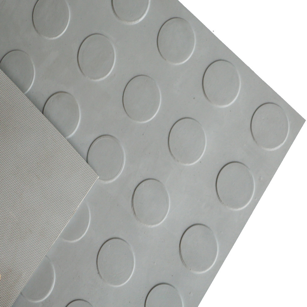 Round Stud Rubber Sheet/Coin Sheeting in Roll/Anti-slip Coin Rubber Mat