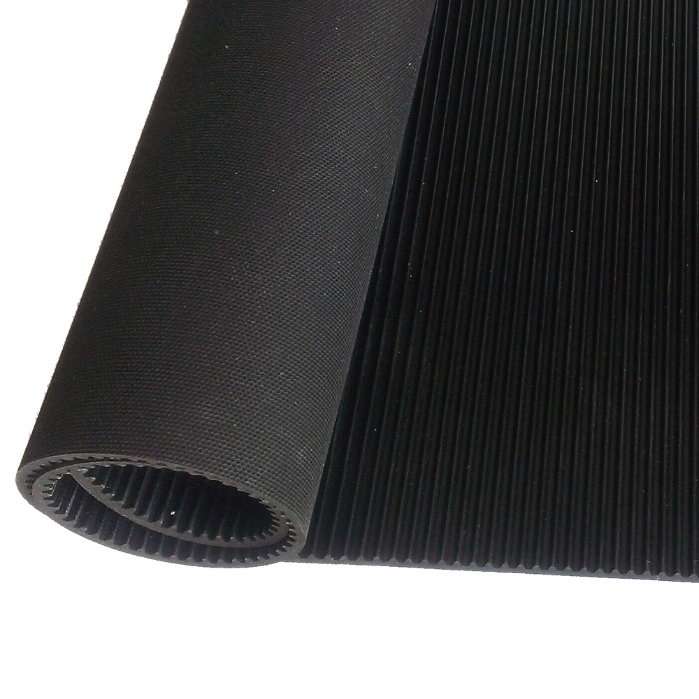 Flooring mats Corrugated fine rib rubber mats fine ribbed anti slip shed van garage workshop rubber flooring