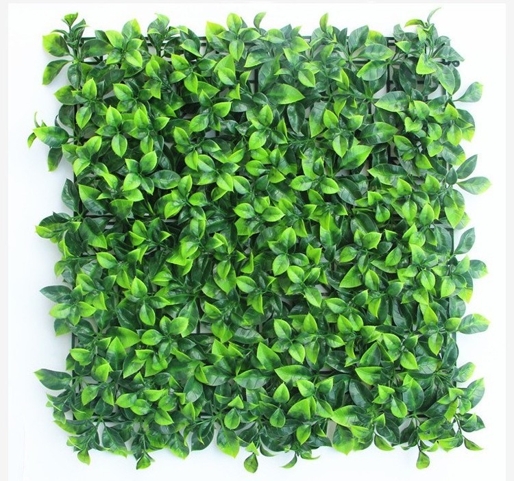 Wholesale Artificial Panel Hedges Roll Plastic Boxwood Grass Green Wall Faux Vertical Plants Wall For Garden Decoration