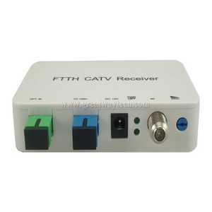 Factory Supplier 1310nm/1550nm Optical Node with AGC/MGC WDM for ONU FTTH CATV RF Fiber Receiver Mini Node Optical TV Receiver