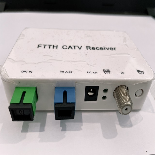 Factory Supplier 1310nm/1550nm Optical Node with AGC/MGC WDM for ONU FTTH CATV RF Fiber Receiver Mini Node Optical TV Receiver