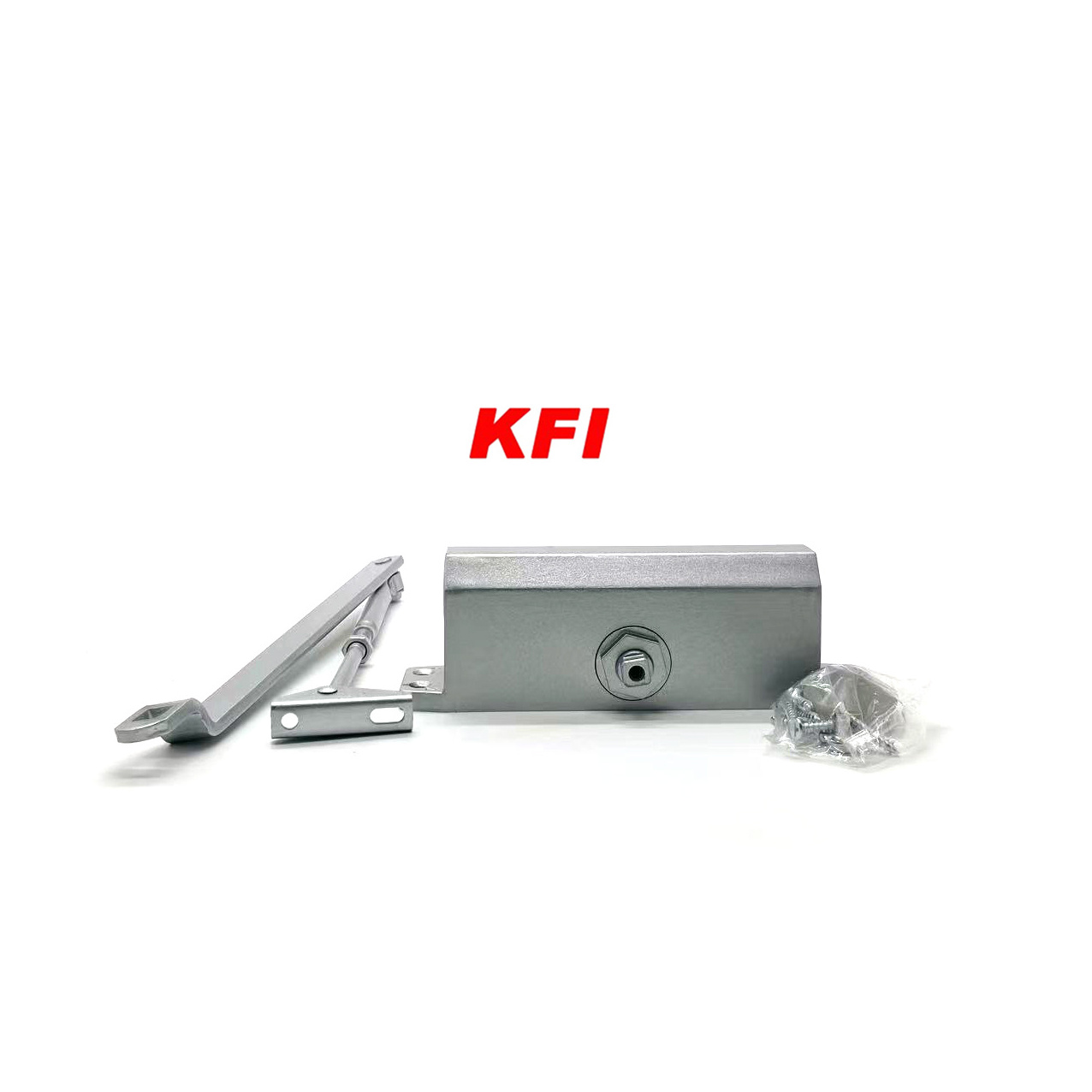 400000 Cycles Classical Door Closer Overhead Automatically Closed Silver Doors Closers