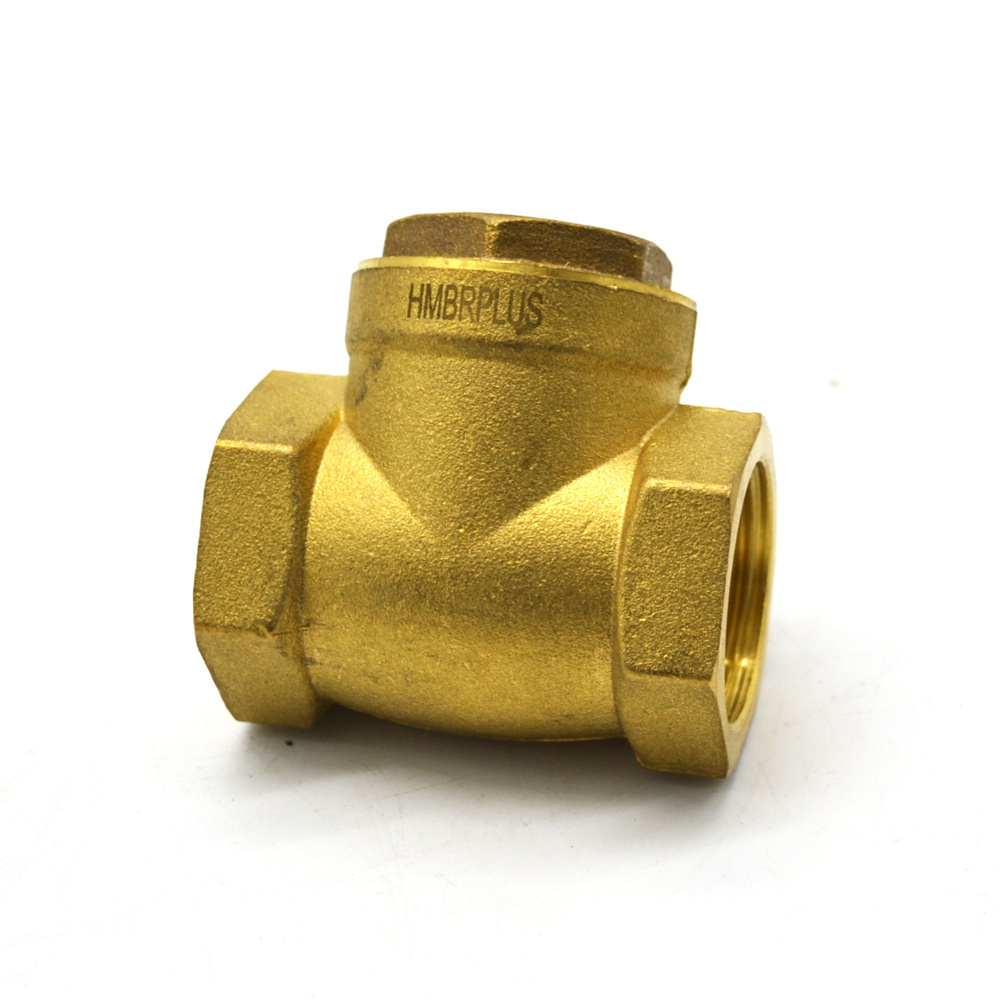 Top Quality  Turn Check Valve Brass Spring Check Valves DN10/DN25/DN32 Swing Check Valve