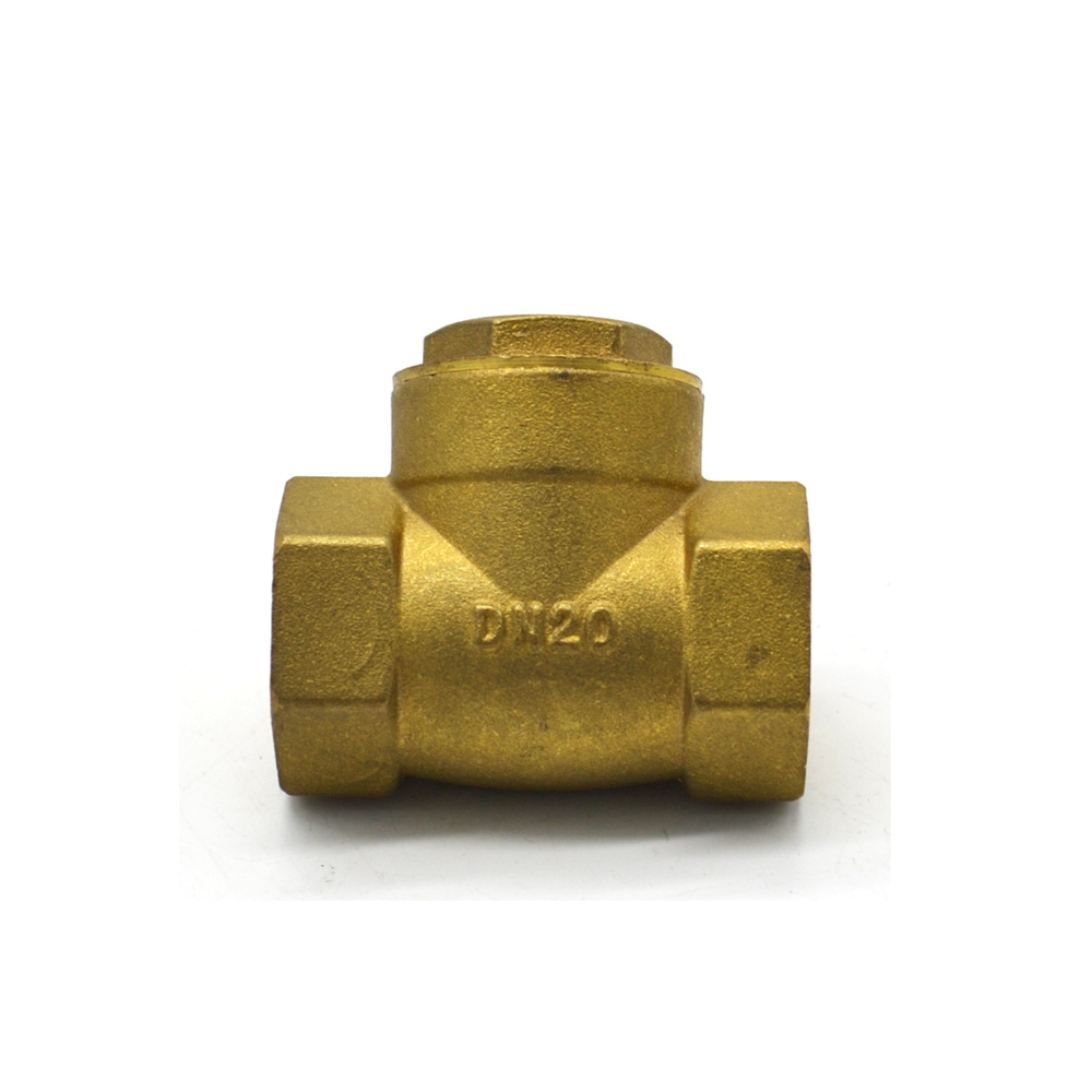 Top Quality  Turn Check Valve Brass Spring Check Valves DN10/DN25/DN32 Swing Check Valve