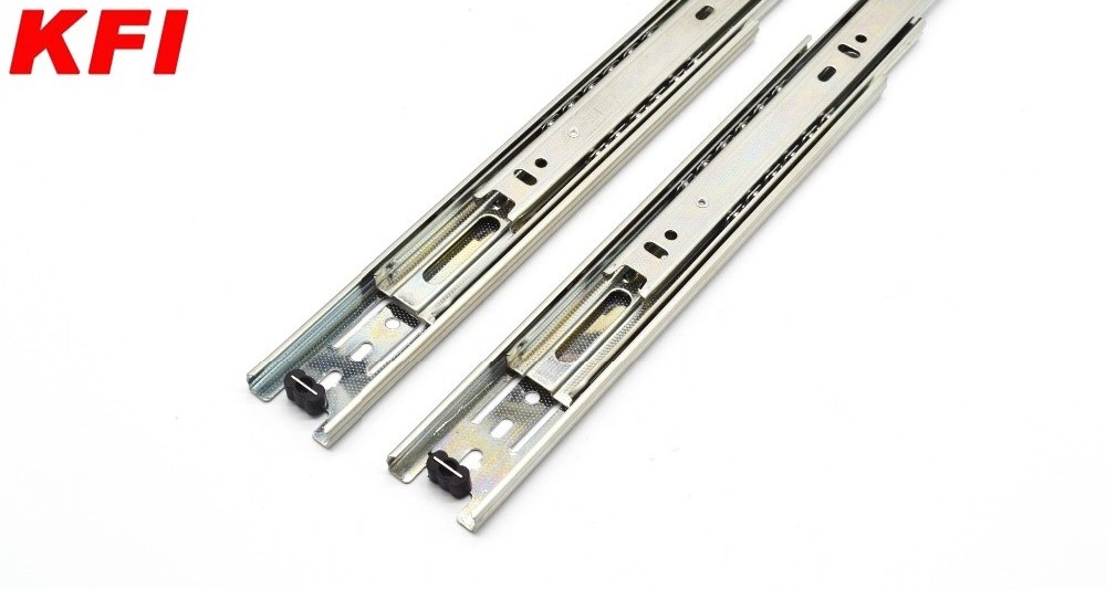 China factory price heavy duty furniture telescopic channel ball bearing rail kitchen drawer slide