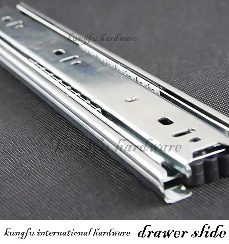 Full extension ball bearing drawer slide for cabinet, kitchen cabinet drawer slide parts