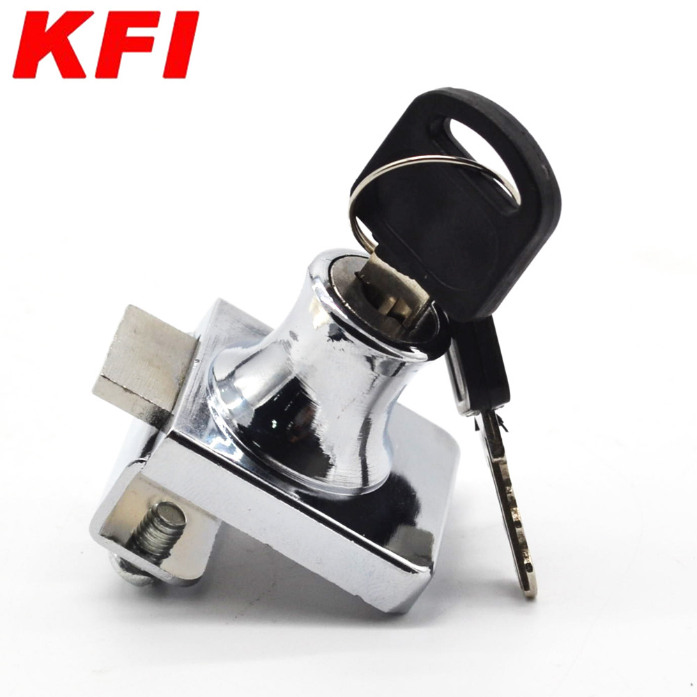 Single Side Sliding Glass Locks Showcase Cabinet Door Lock