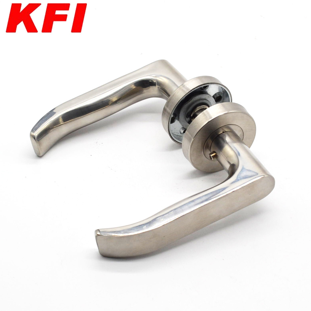 high quality door handle with lock stainless steel level door handles with locks for home