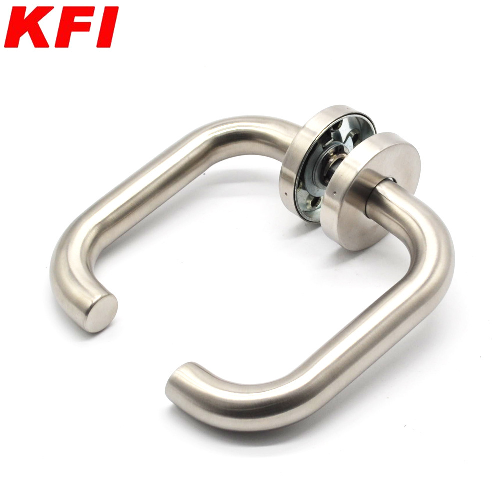 high quality door handle with lock stainless steel level door handles with locks for home