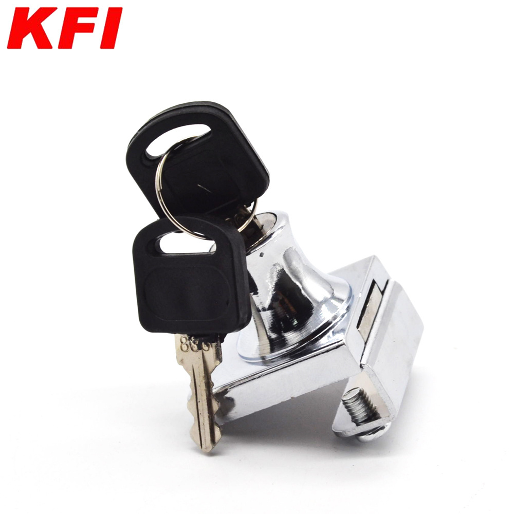 Zinc or Iron Material Cabinet Lock High Quality 407 Model Glass Drawer Lock