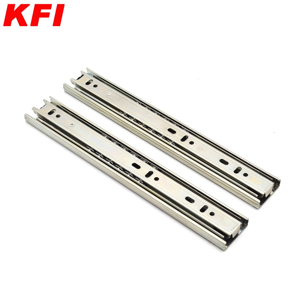 China factory price heavy duty furniture telescopic channel ball bearing rail kitchen drawer slide