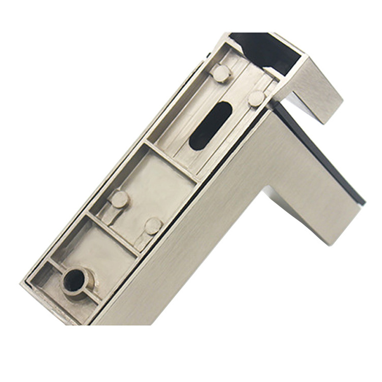 Wholesale F Shape Glass Holder Adjustable Zinc Alloy Support Bracket Glass Connector