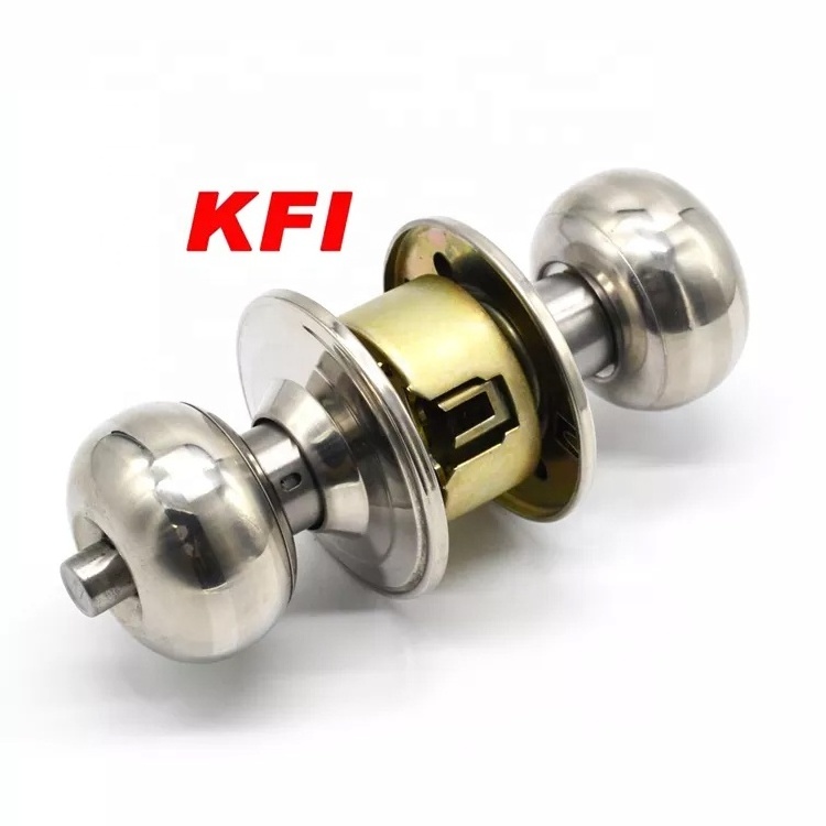 Stainless Steel round knob door lock