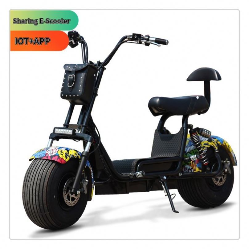 2023 New Citycoco 2 Wheel Factory Tyre Electric Scooter For Adults Steel Frame Hot Sale Free Shipping Door To Door Wholesale