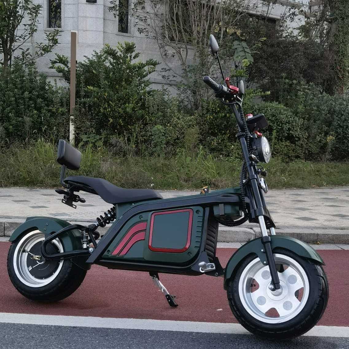 Three Wheel 1500/2000W Hulk Electric Scooter Tricycle Motorcycle With Sidecar