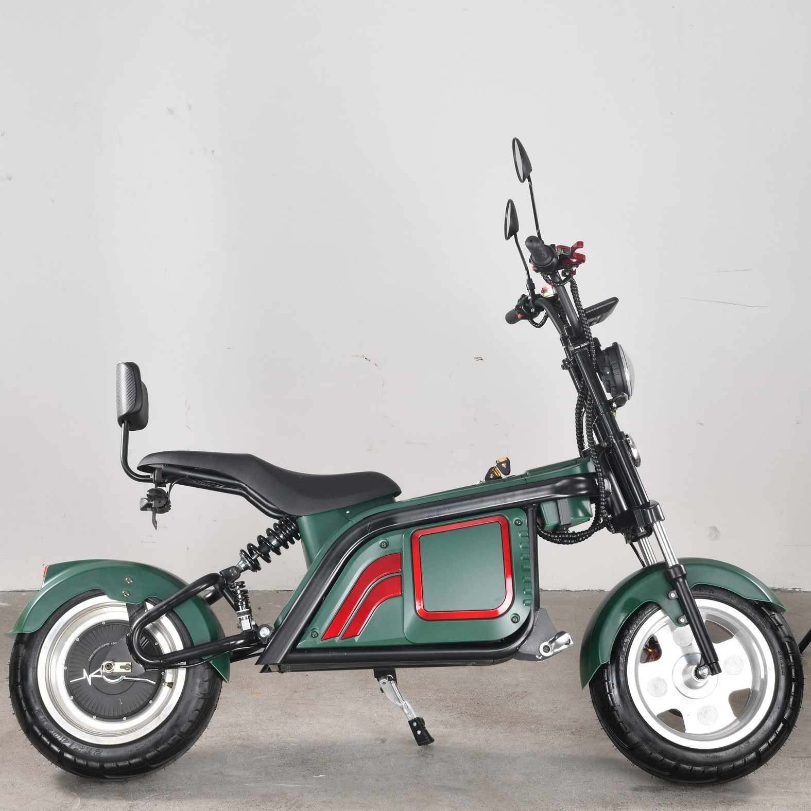 60V 1500 3 Wheel Electric Scooter New Designed 2 Wheel Electric Scooter Motorcycle With Side Tank Car