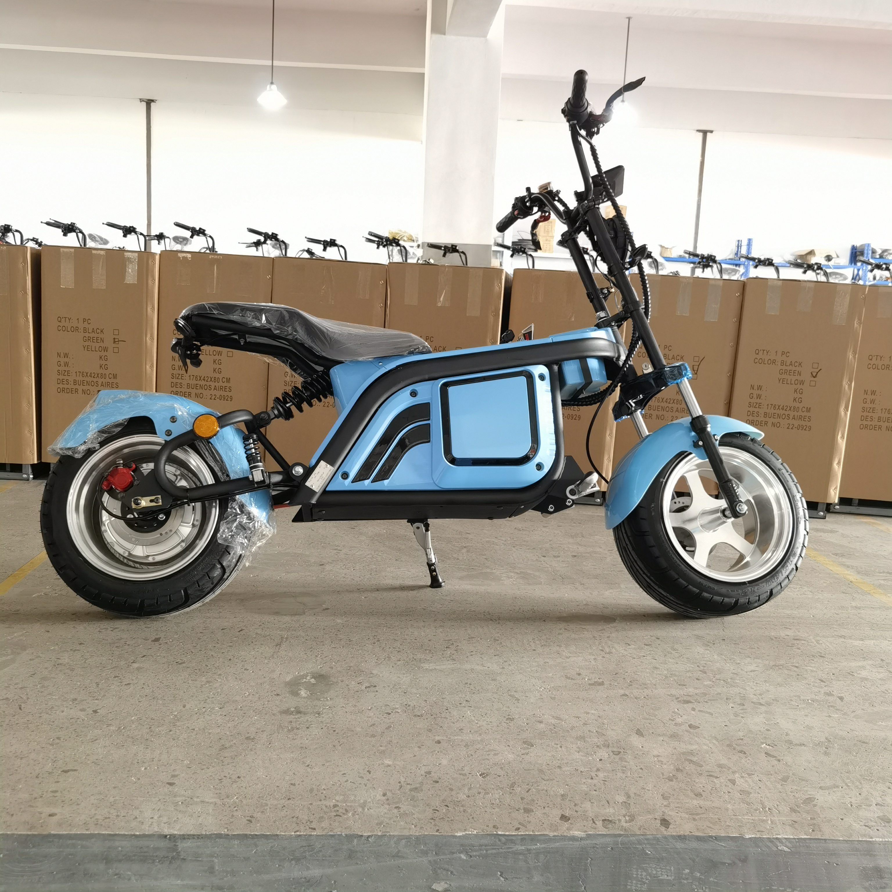 YIDE  MOVE China Supplier Disc Brakes Moped 1000W Electric Motorcycle CKD Off Road Electric Scooter In India