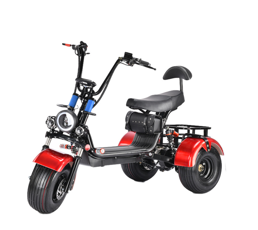 Three-wheel Scooter Adult Open Electric Tricycle Citycoco 3 Wheel Electric Scooter 1000W Handicapped Scooters