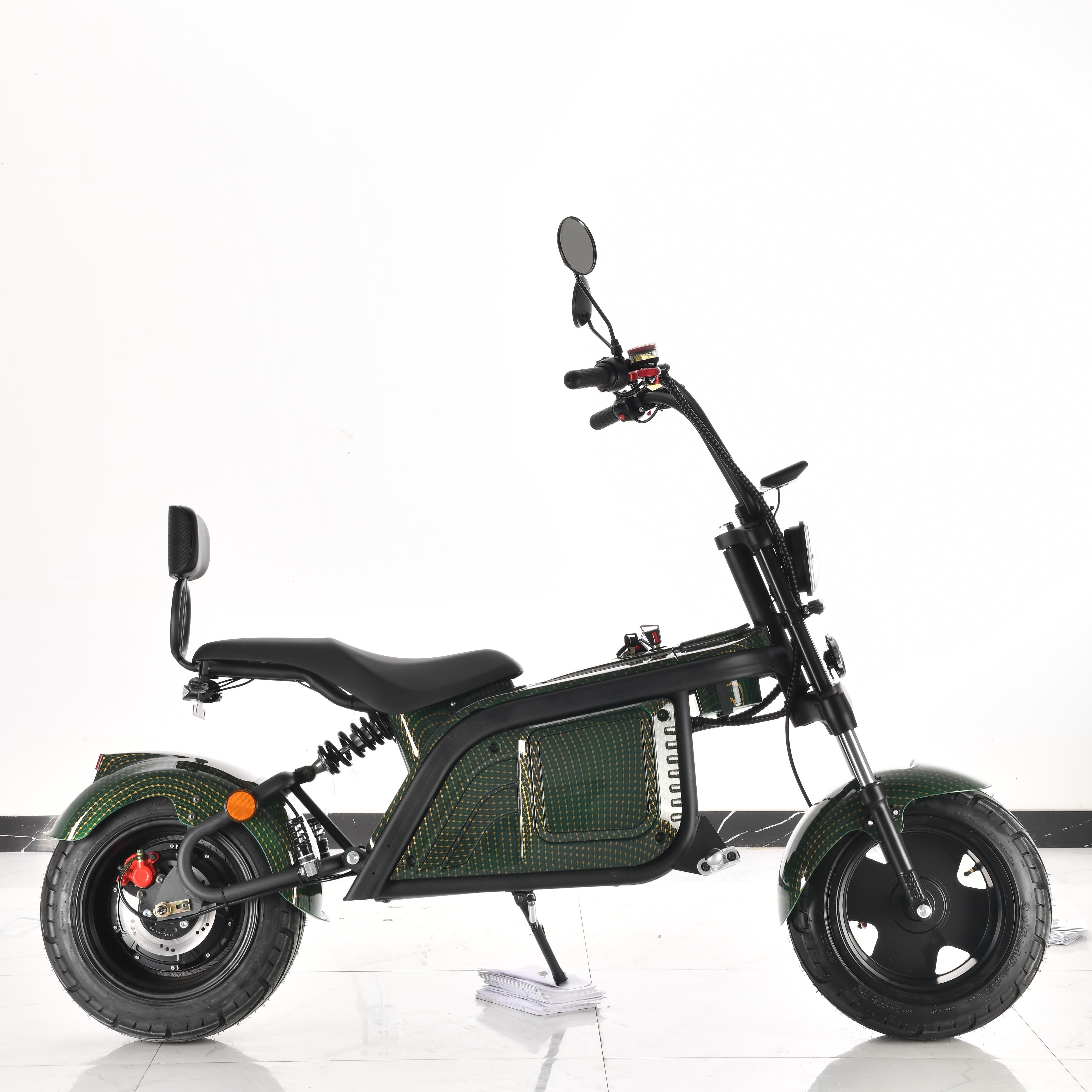 Easy Foldden Four Wheels Electric Push Golf Buggy 2 Wheel Golf Cart Scooter