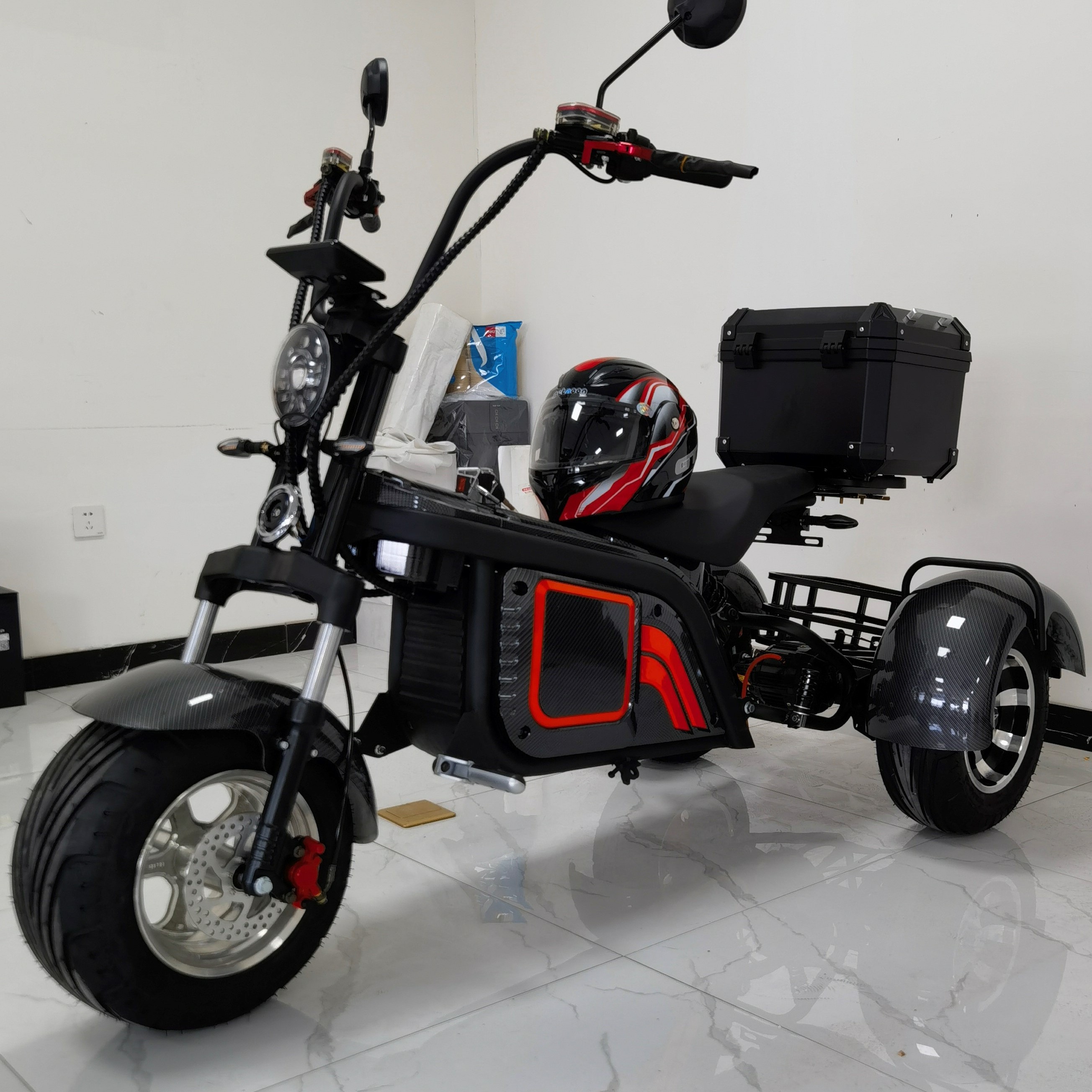 High Quality India ICAT Electric Rickshaw Battery Electric Tricycle