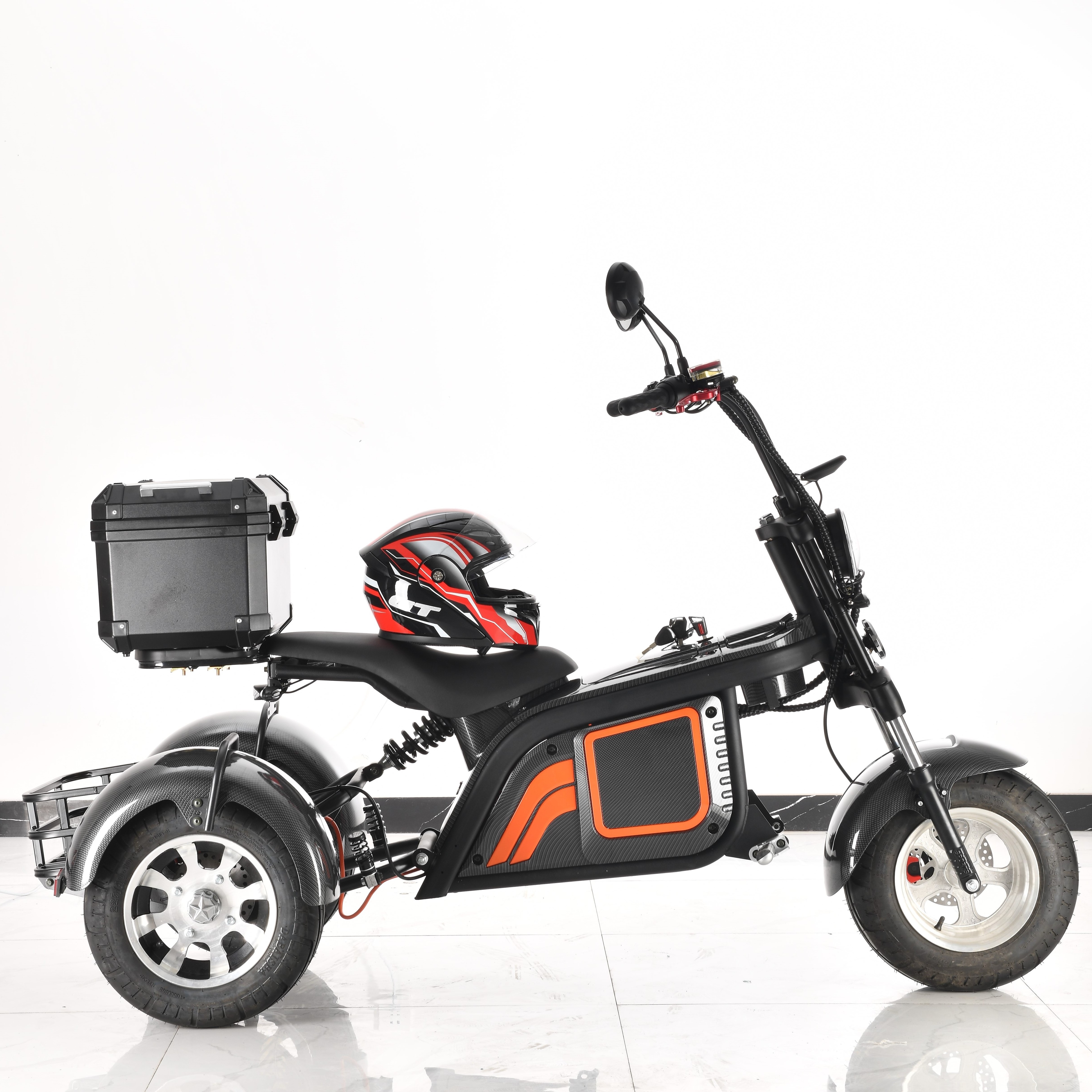 Easy Foldden Four Wheels Electric Push Golf Buggy 2 Wheel Golf Cart Scooter