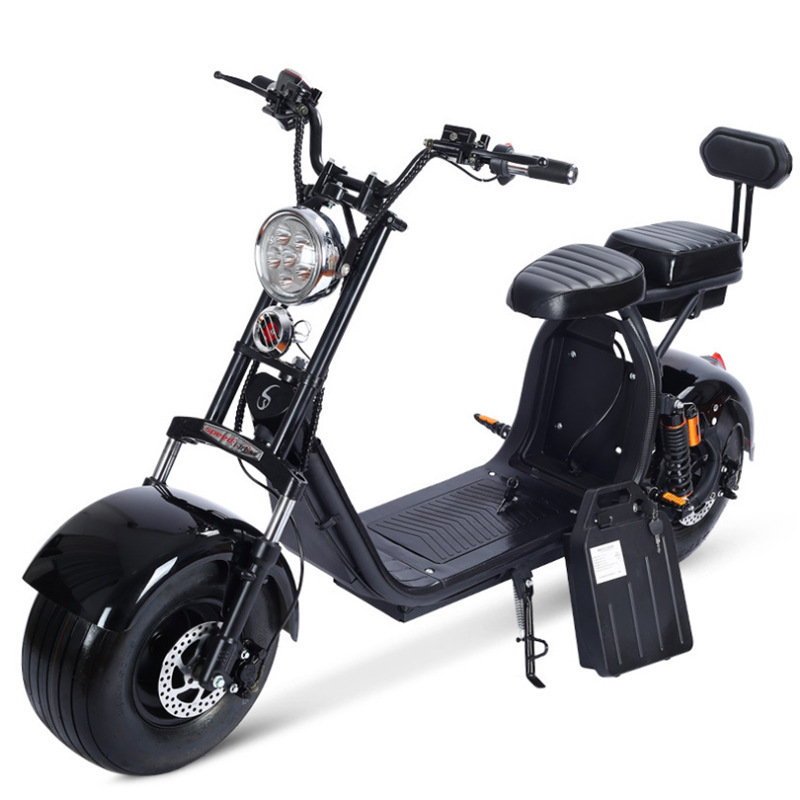 New 60-80km Electric Scooters 150cc Steel Frame For Men And Women Citycoco Removable Battery max support 40ah Electric Scooters