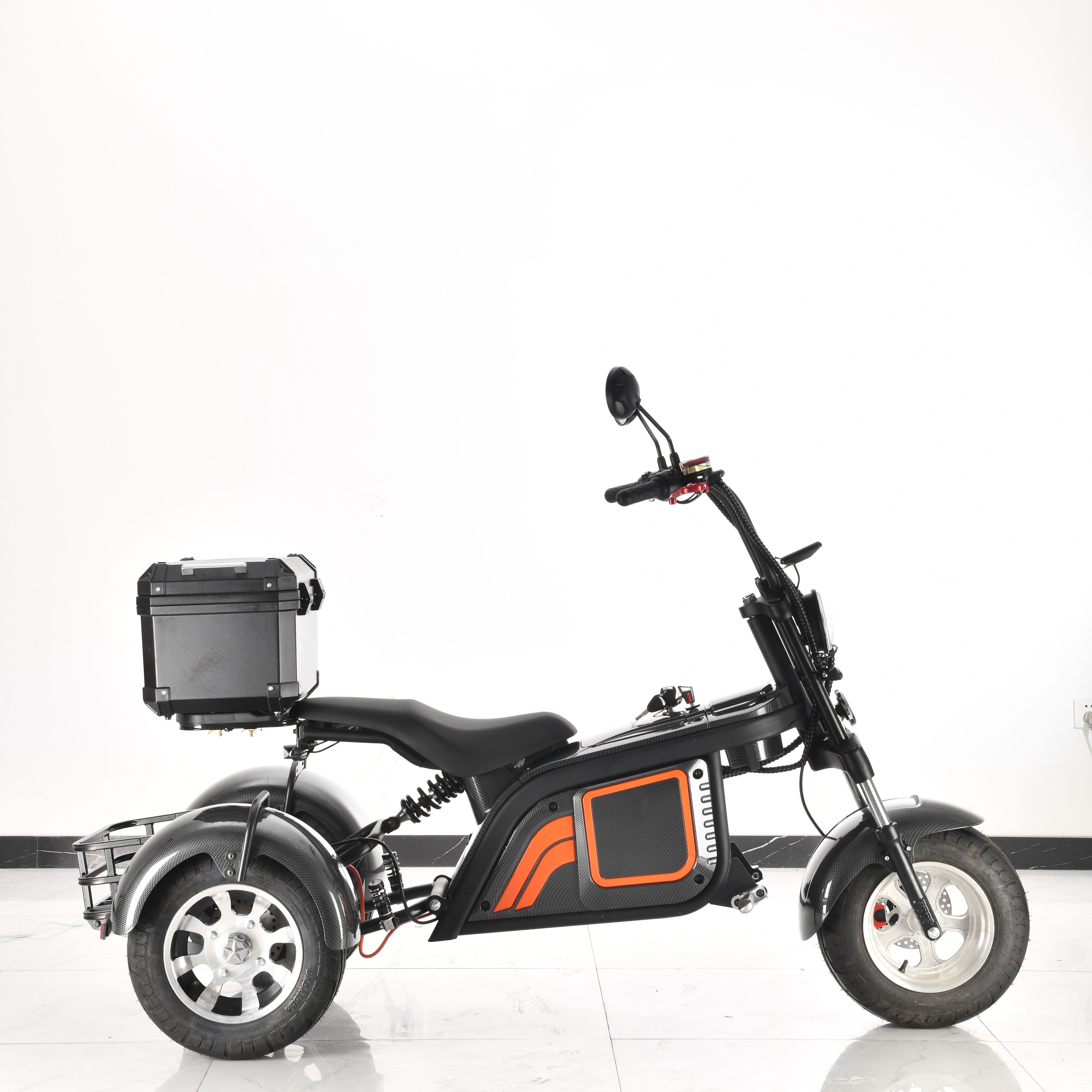 Joyebikes Electric Trike Fat Tire 3 Wheel Electric Tricycle Three Wheels Adult Cargo Electric Bike