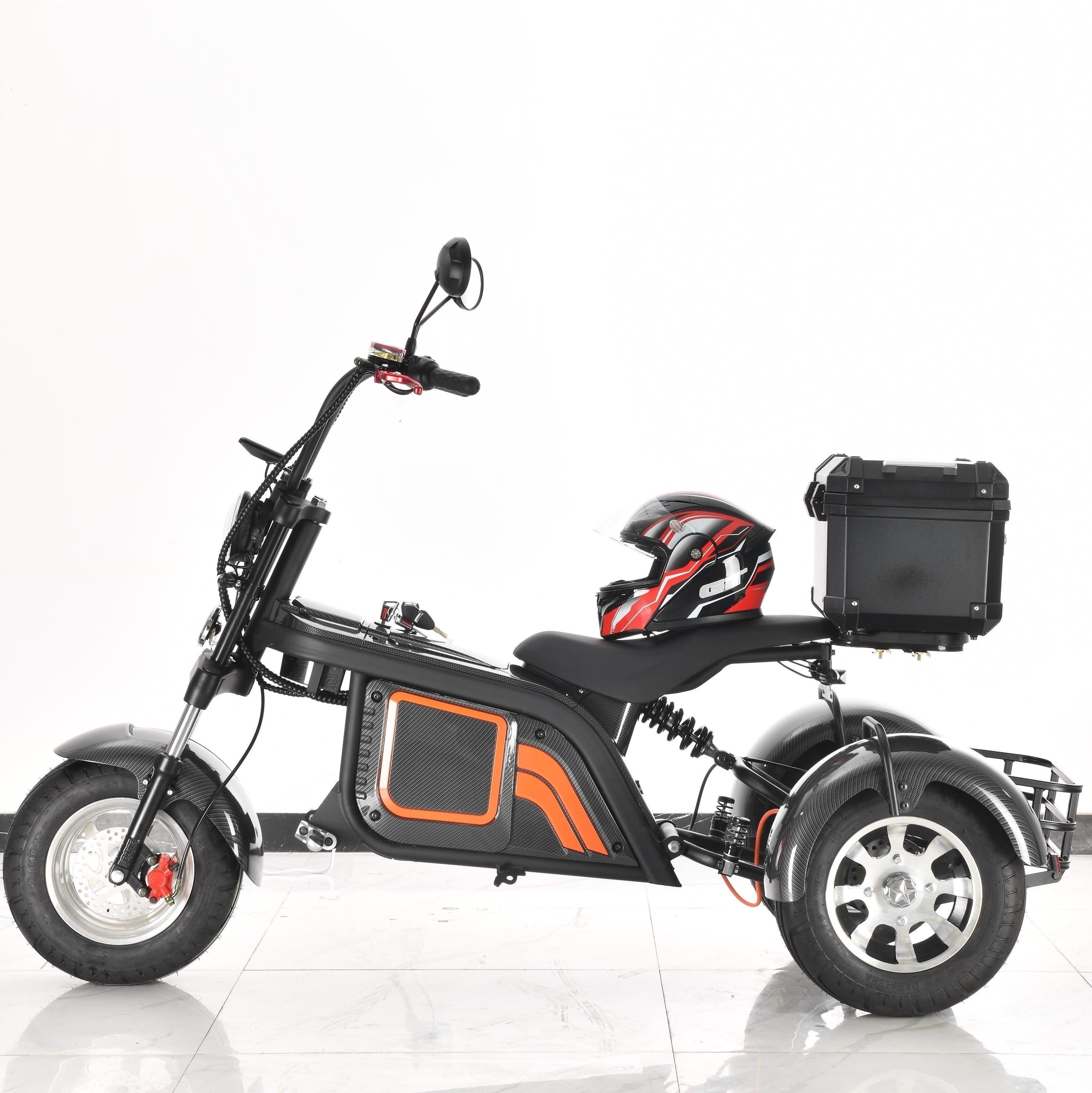 High Quality India ICAT Electric Rickshaw Battery Electric Tricycle