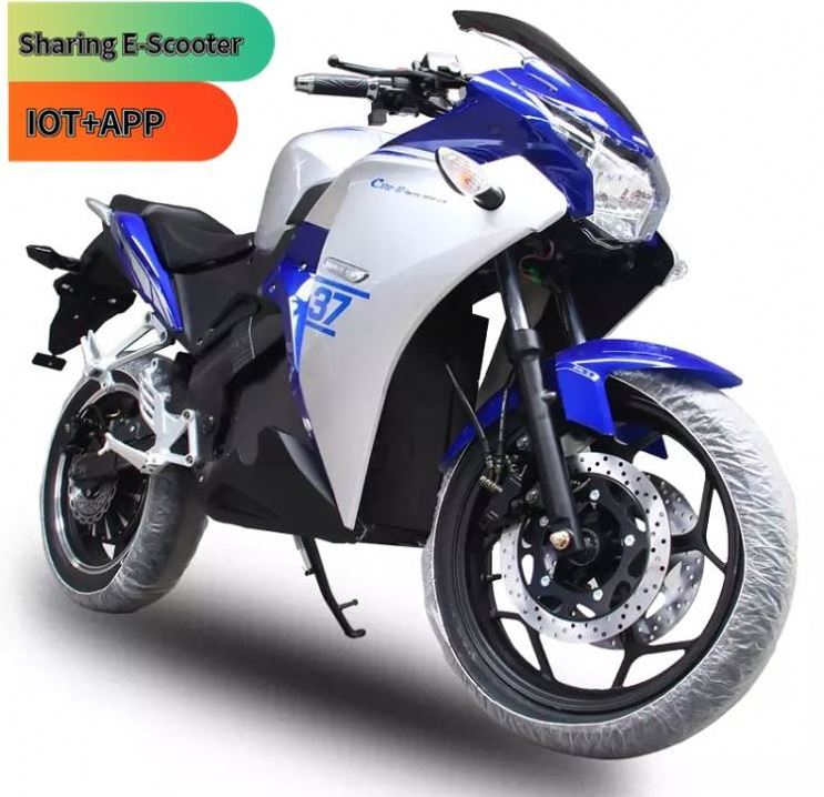 Best Chinese 2 Wheel Adult Electric Motorcycle Manufacture 5000W  72V 40AH