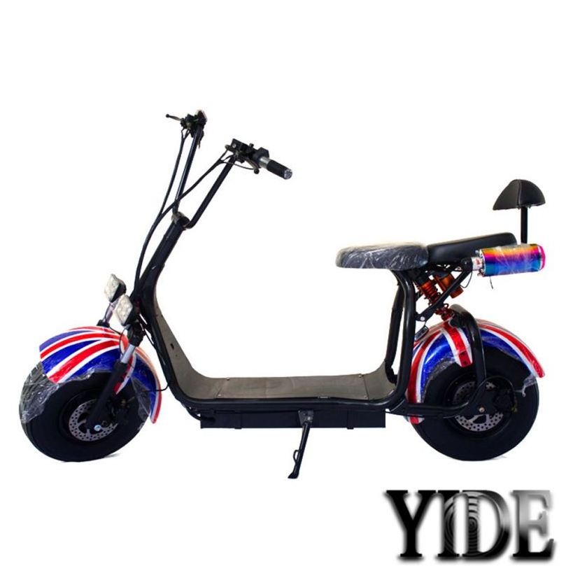 60V 800W 1000W Citycoco Woqu Wolf YIDE Electric Fat Bicycle/Fat Tire Escooter/Cheap Electric Motorcycle