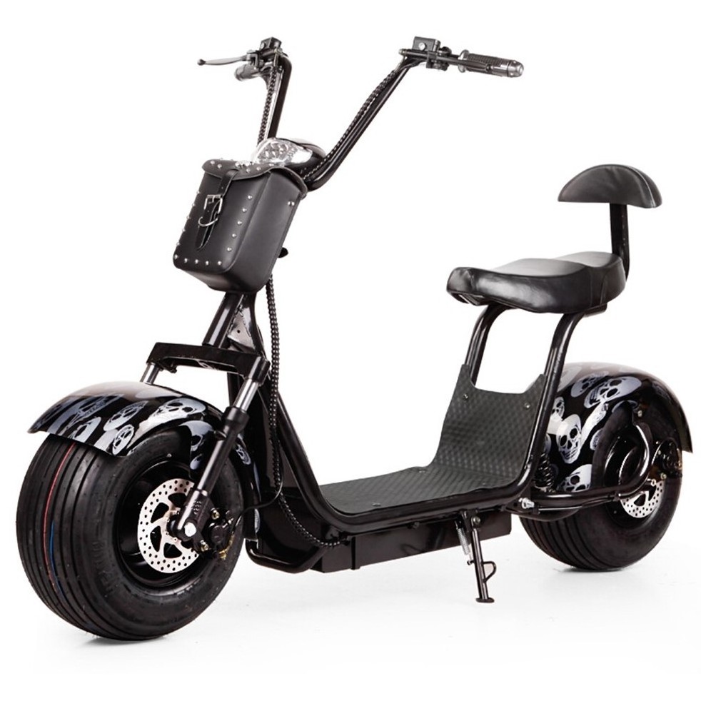 Wholesale Popular Electric Motorcycle Scooter 2000W Electric Citycoco Scooter With CE Sidecar